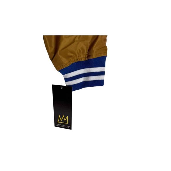 NWT Members Only Jean-Michel Basquat Blue Varsity Windbreaker Size Large - Picture 4 of 7